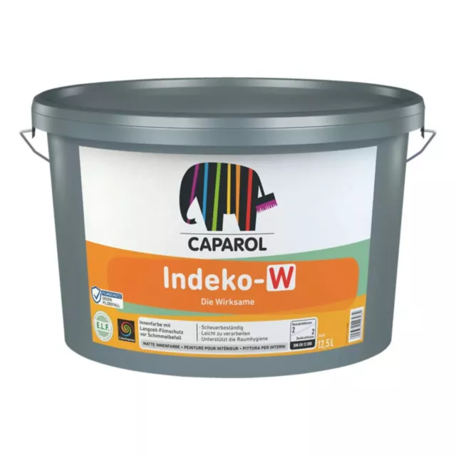 Caparol Indeko-W Innenfarbe weiß 2,5L oder 12,5L