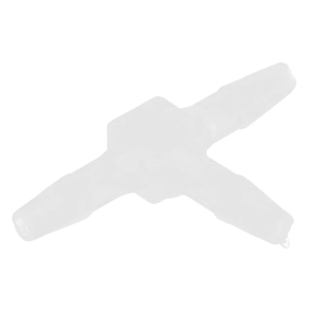 10Pcs 3 Way Fitting Pressure Temperature Resistant Tee 1/2 Barb Fitting(3.2 )