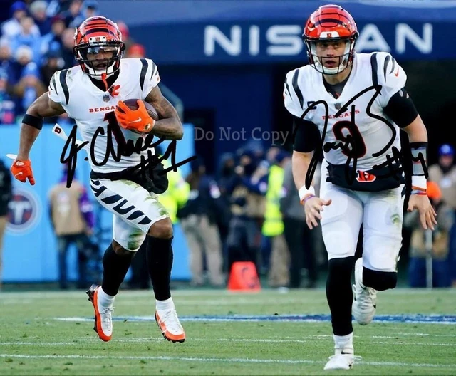 Joe Burrow Ja'marr Chase Signed Photo 8X10 Rp Autographed Picture Bengals