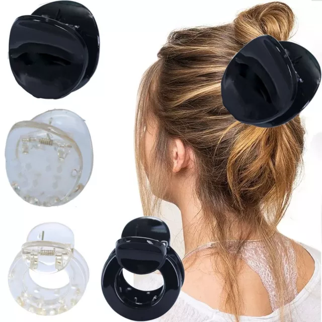 Fashion Hair Claw Clip Headwear Round Hairgrip Side Bang Clamp  Women Girl Lady