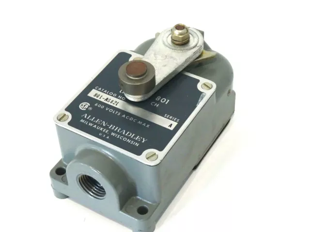 New Allen Bradley 801-As021 Limit Switch Ser.a 801As021