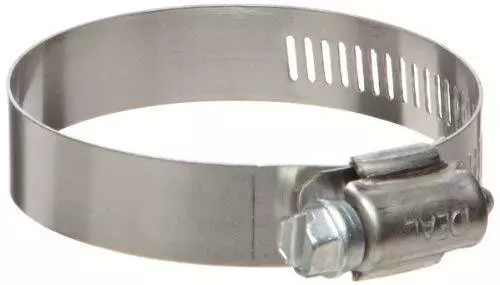 50 SS 201/301 Hose Clamp, 48, Fits 2-1/4 - 2-3/4" Hose ID, 64mm - 89mm-10EA