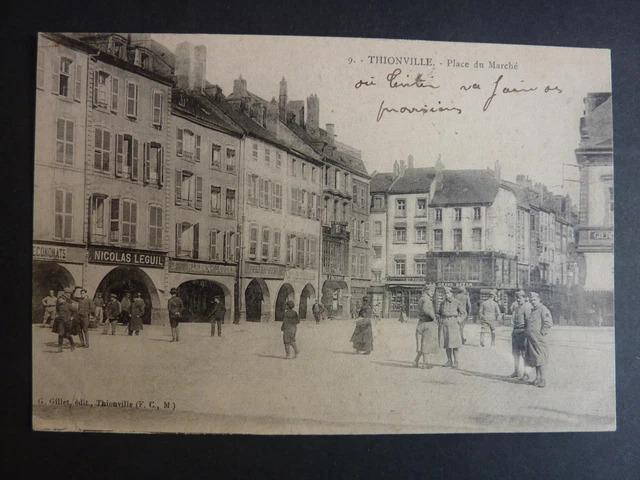 THIONVILLE Diedenhofen Moselle CPA 57 the marketplace