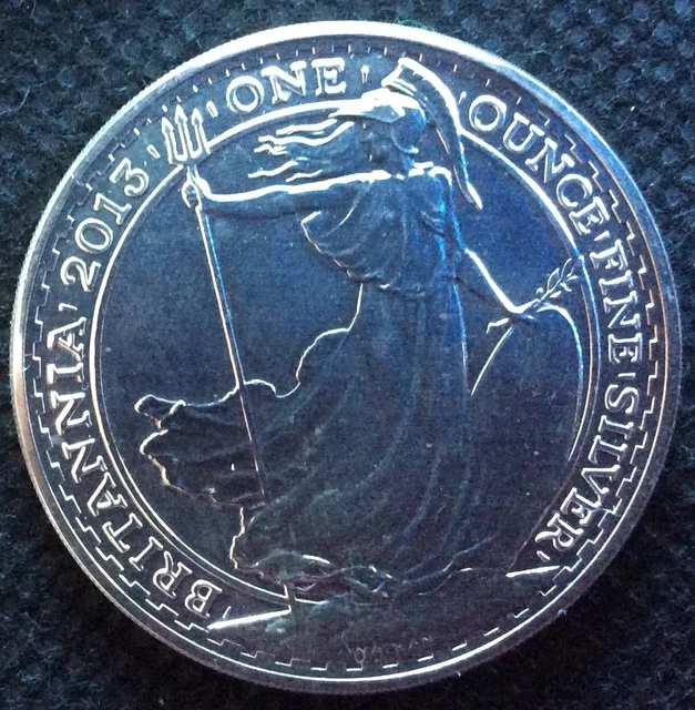 2013 Britannia  silver 2 pounds coin 1 oz