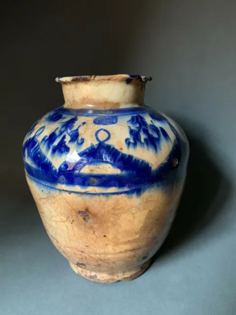 Very old glazed ceramic vase