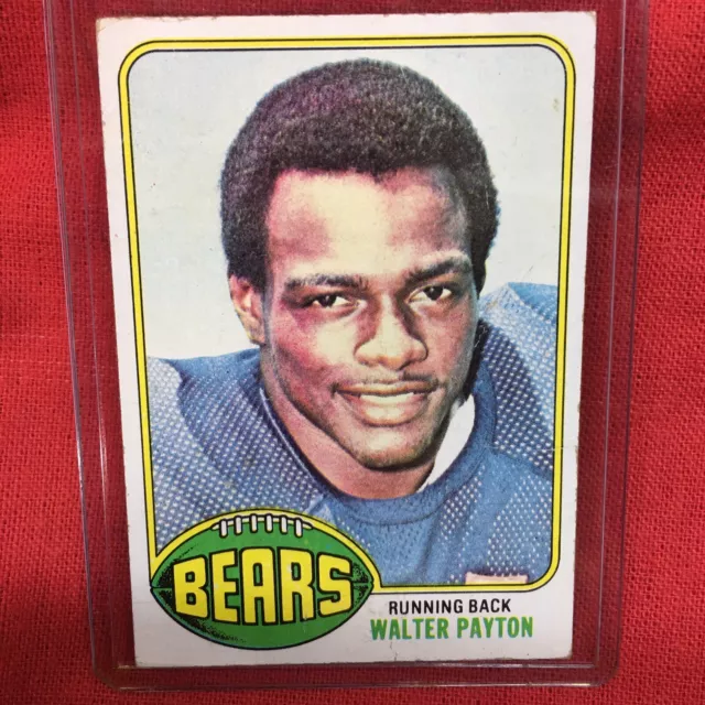 1976 Topps Walter Payton #148 Rookie RC HOF Chicago Bears Legend!