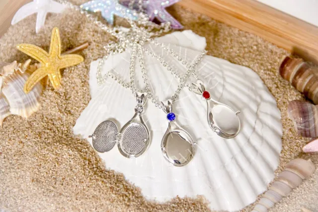 Meerjungfrau Amulett Halskette - inklusive Geschenkbox, h2o just add water mako