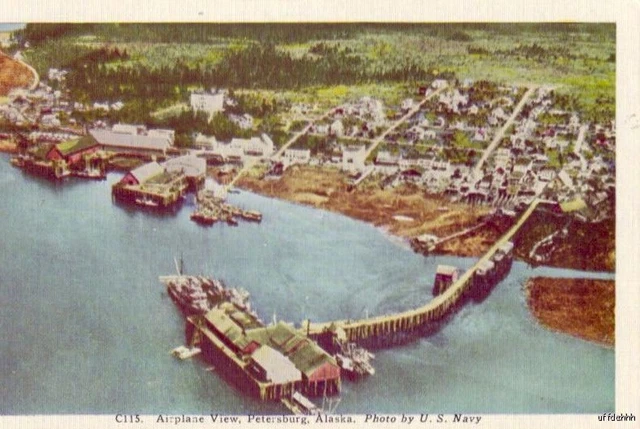 Alaska Petersburg Airplane View C115 Series