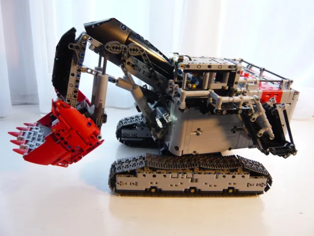 LEGO Technic TEREX RH400 Set MOC escavatore minerario con istruzioni, mini figure