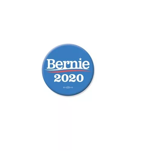 Bernie Sanders For President 2020 Blue 2.25 Inch Pinback Button Pin
