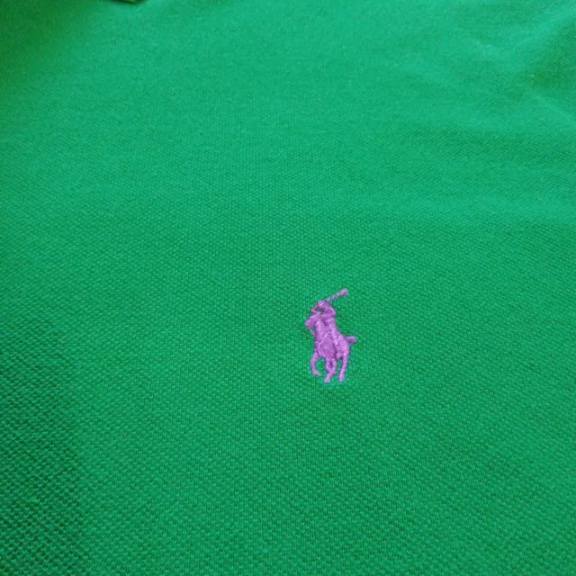 POLO RALPH LAUREN Polo Shirt XLT Tall Green Short Sleeve Men's Golf ...
