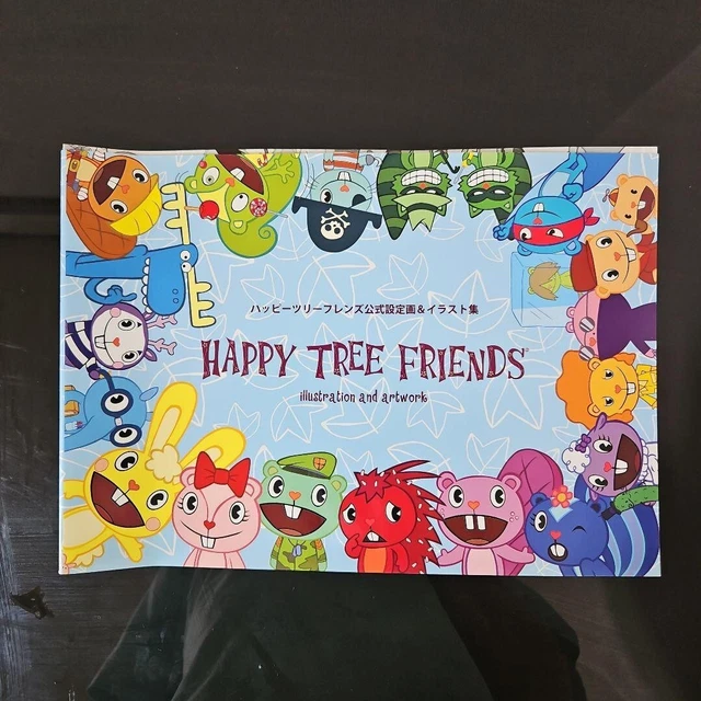 HAPPY TREE FRIENDS Official Setting Artworks Illustration Art Book