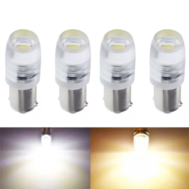 BA9S LED T4W 2W Innen Lichter Lampe Standlicht Birne Weiß/Warmweiß DC 6V/12V/24V