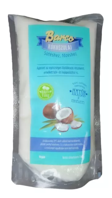 1000ml Kokosöl Kokosfett Coconut Oil 100 % Naturprodukt Geschmacksneutral Vegan