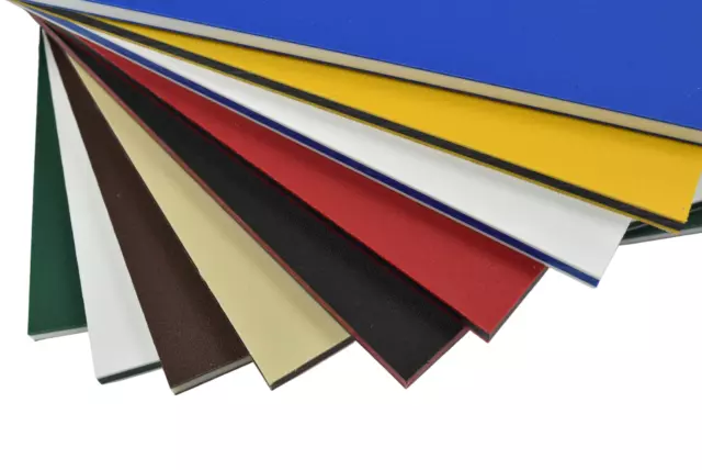 King ColorCore HDPE Plastic Sheet, Choose Colors, Size,  Thickness 1/4" and 1/2"