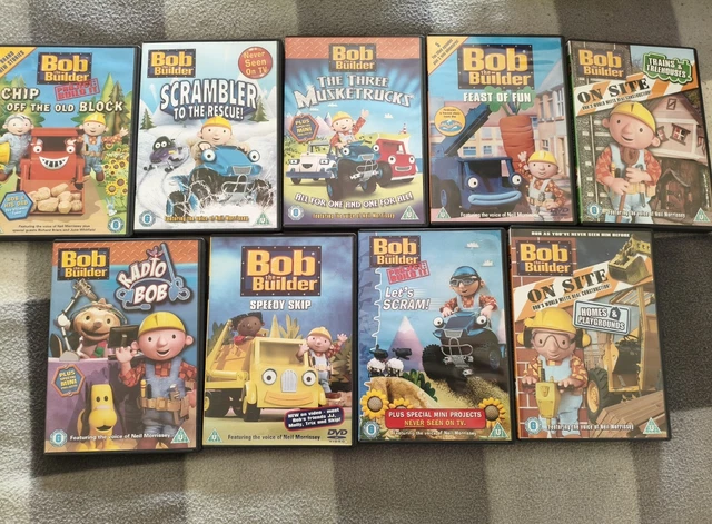 BOB THE BUILDER Children DVD Collection Bundle X9 Region 2 Free Postage ...