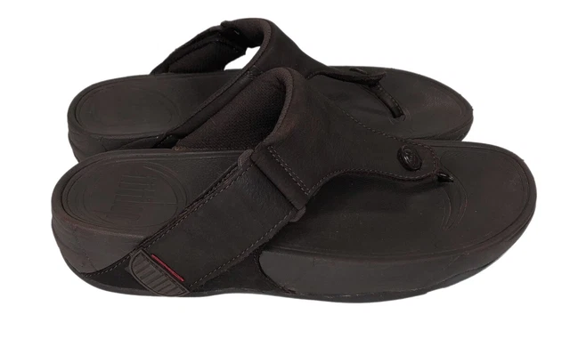 Fitflop Womens Comfort Slip Resistant Slip On Brown Thong Sandal Size 8 2
