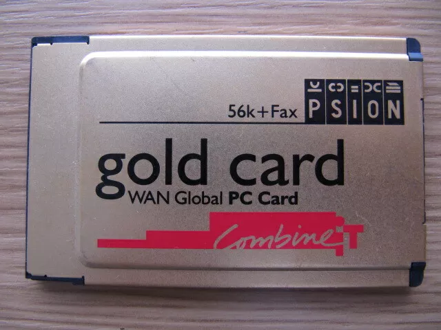 Psion Dacom WAN Gold Card Global PC Card 56k + Fax PCMCIA A00-0093JP No Cable