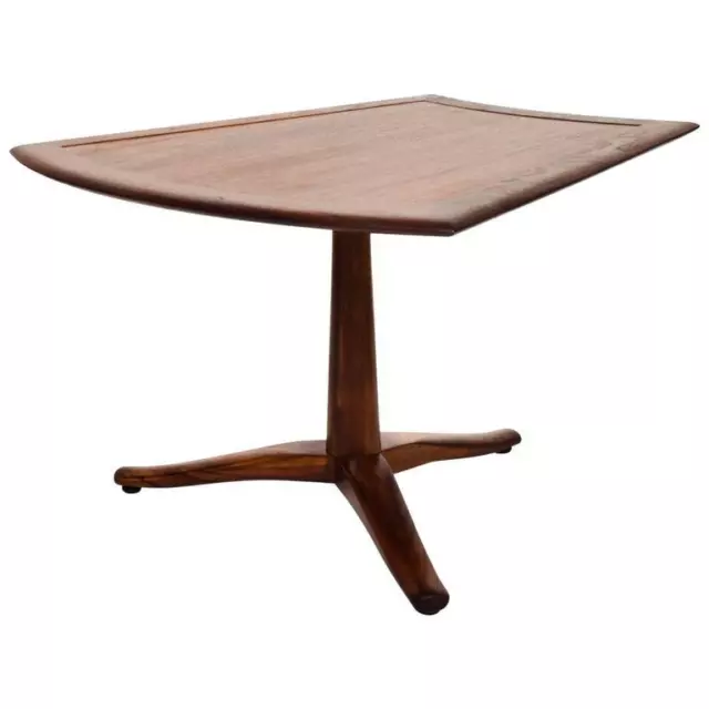 Side Walnut Table Parallel by Barney Flagg for Drexel Mid Century Modern