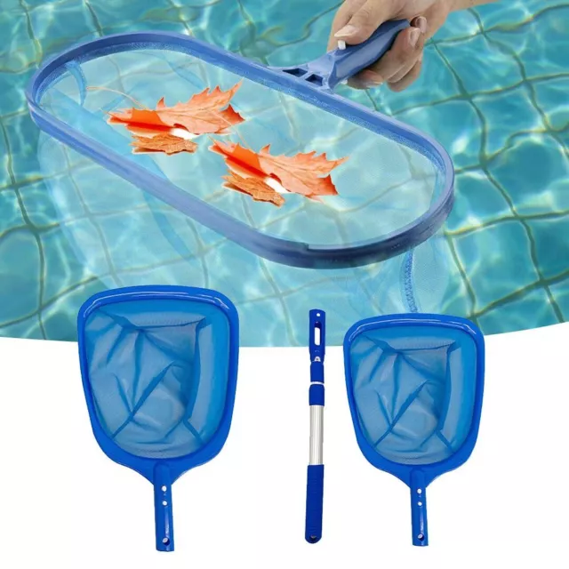 Leaf Skimmer Filter Spa Reusable Aluminum Clean Tool Swimming Pool Sweeping Net