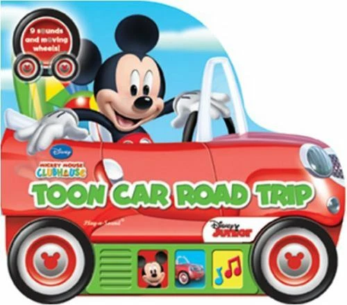 DISNEY MICKEY MOUSE Clubhouse Toon Car Road Trip Sound Book With DISNEY MICKEY MOUSE Clubhouse Toon Car Road Trip Sound Book With