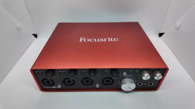 Focusrite Scarlett 18i8 (2nd Gen) 18 Channel USB Audio Interface - Red