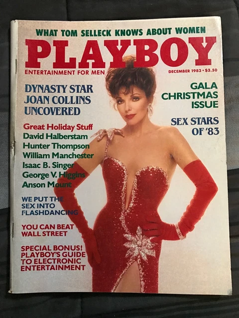 PLAYBOY MAGAZINE DECEMBER 1983 Joan Collins Terry Nihen Orson Welles