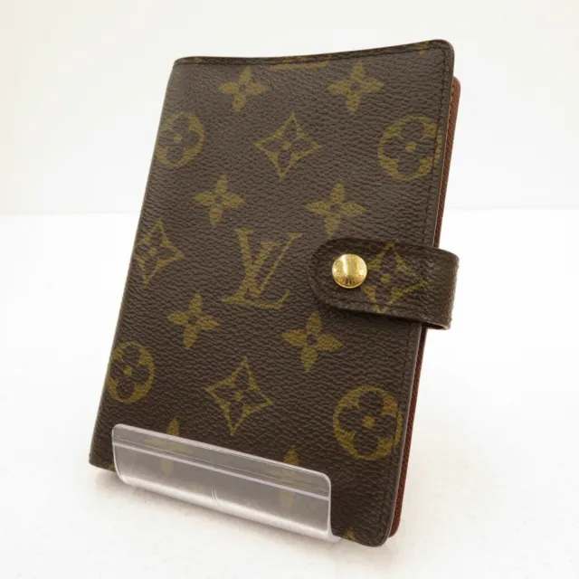 Louis Vuitton Monogram Agenda PM Notebook Cover R20005 Brown Canvas SP0013 #L08