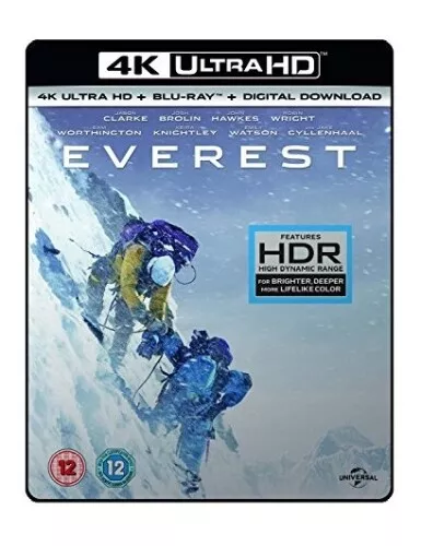 Everest 4K Ultra Hd + Blu-Ray  [Uk] New  4K Bluray