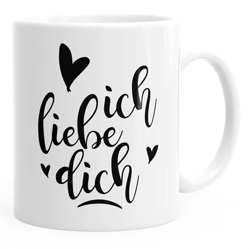 Kaffee-Tasse Ich liebe dich Geschenk-Tasse Herz Liebe Geschenkidee Freund