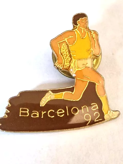 Pin's Jeux Olympiques Barcelone 1992 Athlétisme