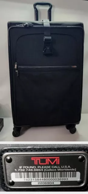 Rare* TUMI 32" G4 Spinner Extended Trip Expandable 4-Wheel Suitcase 22069D4