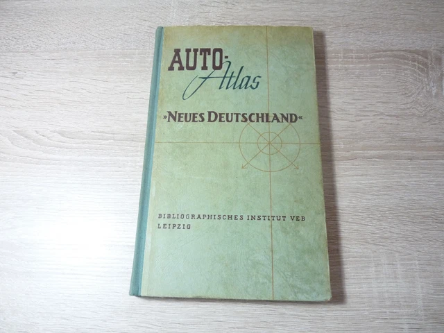 Auto-Atlas "Neues Deutschland" / Bibliographisches Institut Leipzig / Gebunden
