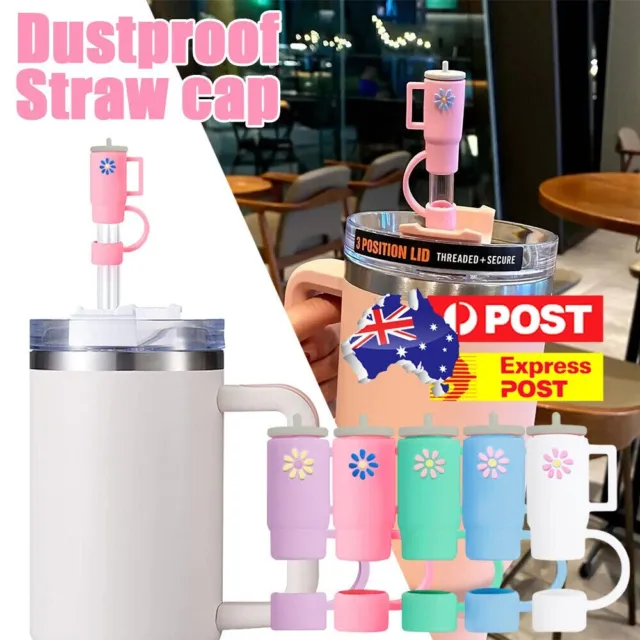 STRAW COVER CAP for Stanley Cup Silicone Straw Topper fit Stanley Tumbler  10mm $7.65 - PicClick AU