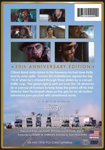 Convoy (DVD) Kris Kristofferson Ali MacGraw Ernest Borgnine Burt Young 2