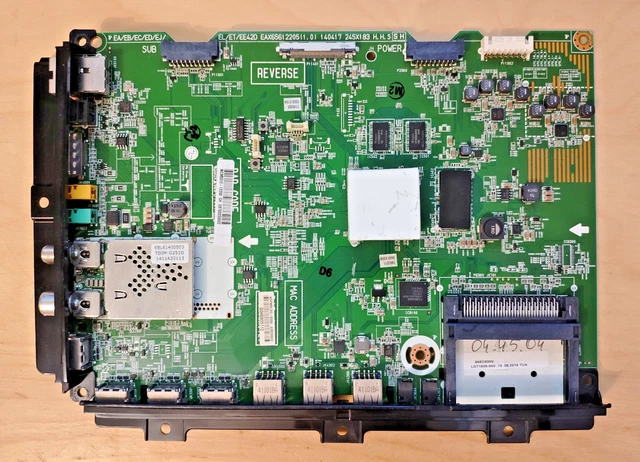 MOTHERBOARD TV LG OLED55C7V OLED65C7V EAX67125703 EBT64580302 EBT64050203 645803 EUR 229,77 - FR