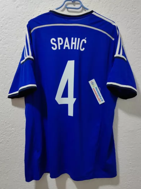 Emir Spahic #4 Bosnia Football Shirt 2014 Adidas 2XL Jersey Bosna Trikot Soccer