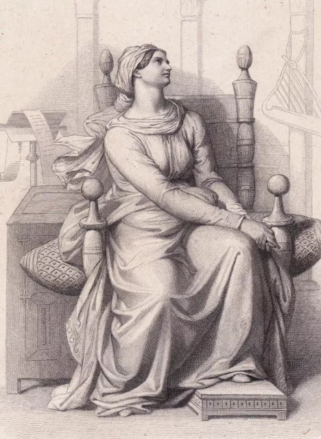 Portrait XIXe Héloïse d'Argenteuil Abbaye du Paraclet Ferreux-Quincey Abélard