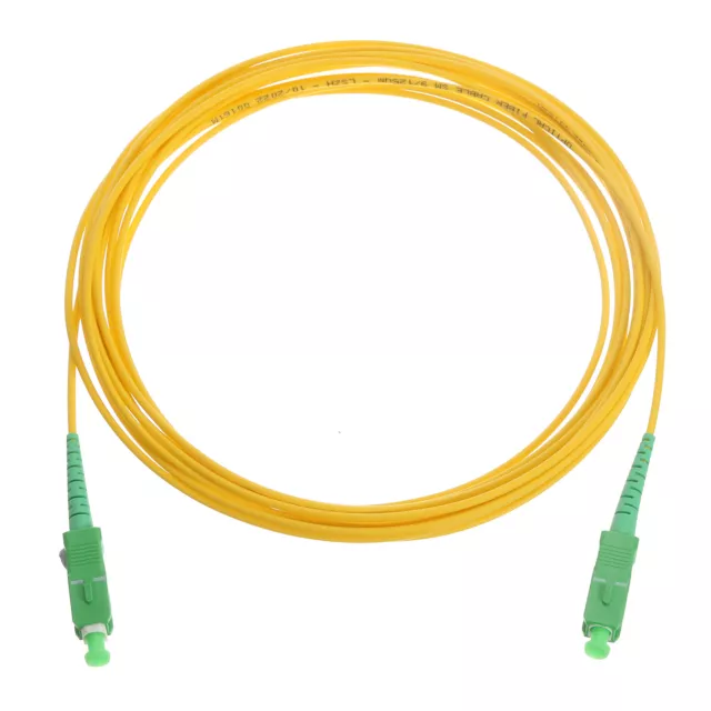 1Pcs 32.8Ft Single-Mode Simplex Fiber Optic Patch Cable LSZH SC/APC to SC/APC