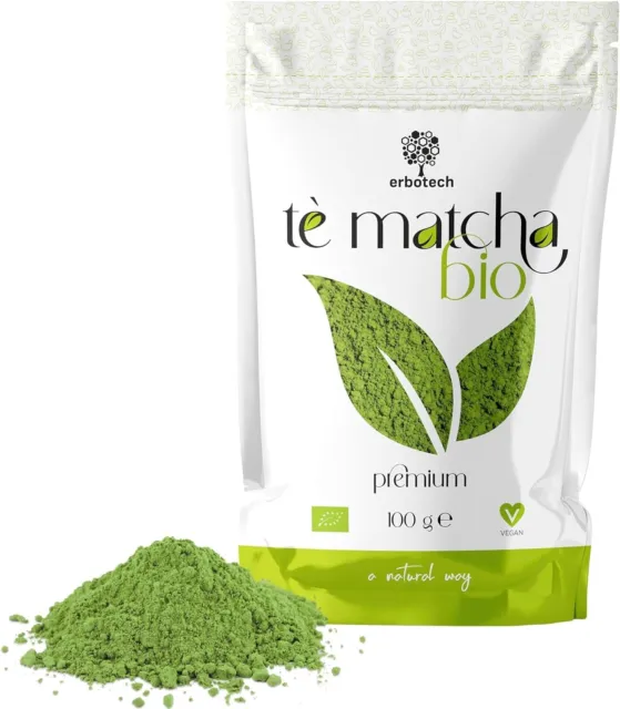 Te Matcha Bio Polvo The Verde Japonés Orgánico Natural Multivitamínico De 100 gr