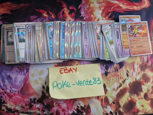 Lot De 300 Cartes Pokemon  Holo/Reverse  Ecarlate Et Violet Ev1