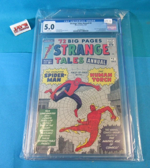 Strange Tales Annual #2 1st Spider-Man Crossover Marvel Comics 1963 5.0 CGC