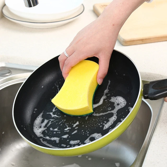 Kitchen Cleaning Sponge, 24 Packs Of Environmentally Friendly Anti-Scratch