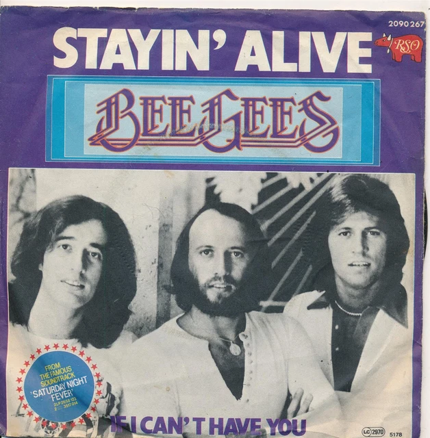 STAYIN' ALIVE - Bee Gees - Single 7