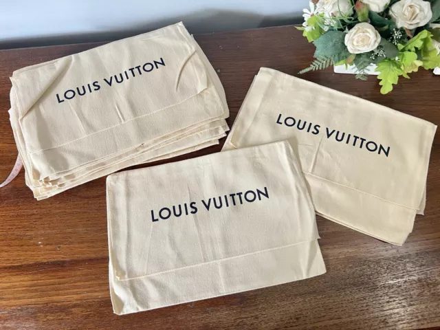 Authentic Louis Vuitton Large Envelope Style Dust Bag 22.25” X14.75 ”.
