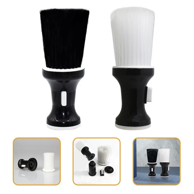 2 piezas Cepillo Barbero Cuello Duster Peluquería Accesorios Cuello Duster Hair Salon