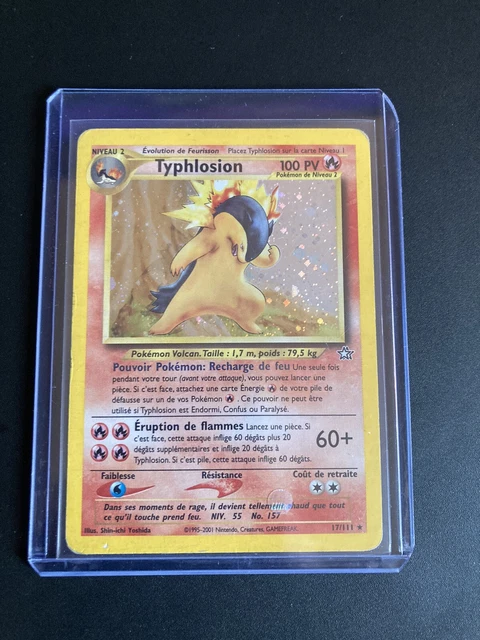 Carte Pokémon Typhlosion 17/111 Neo Genesis Holo Wizard Ed 2