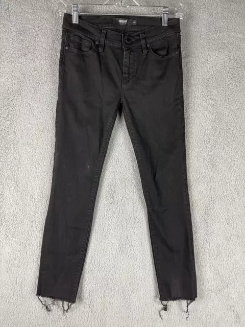 Hudson Colette Skinny Jeans Women's Size 25 Black Denim Stretch Perfect