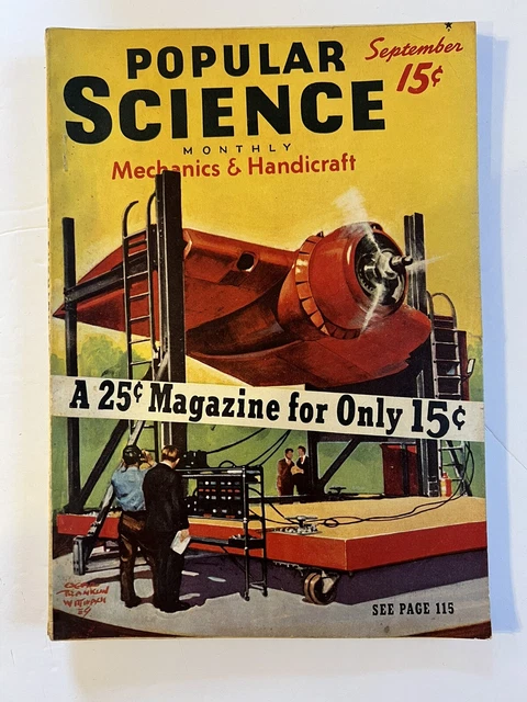POPULAR SCIENCE MAGAZINE September 1939- Mechanics And Handicraft ...