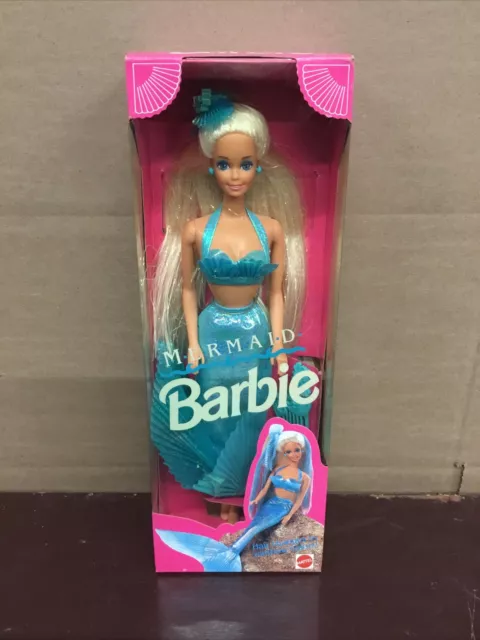 Mermaid Barbie Doll # 1434 Mattel 1991 Color Changing Hair